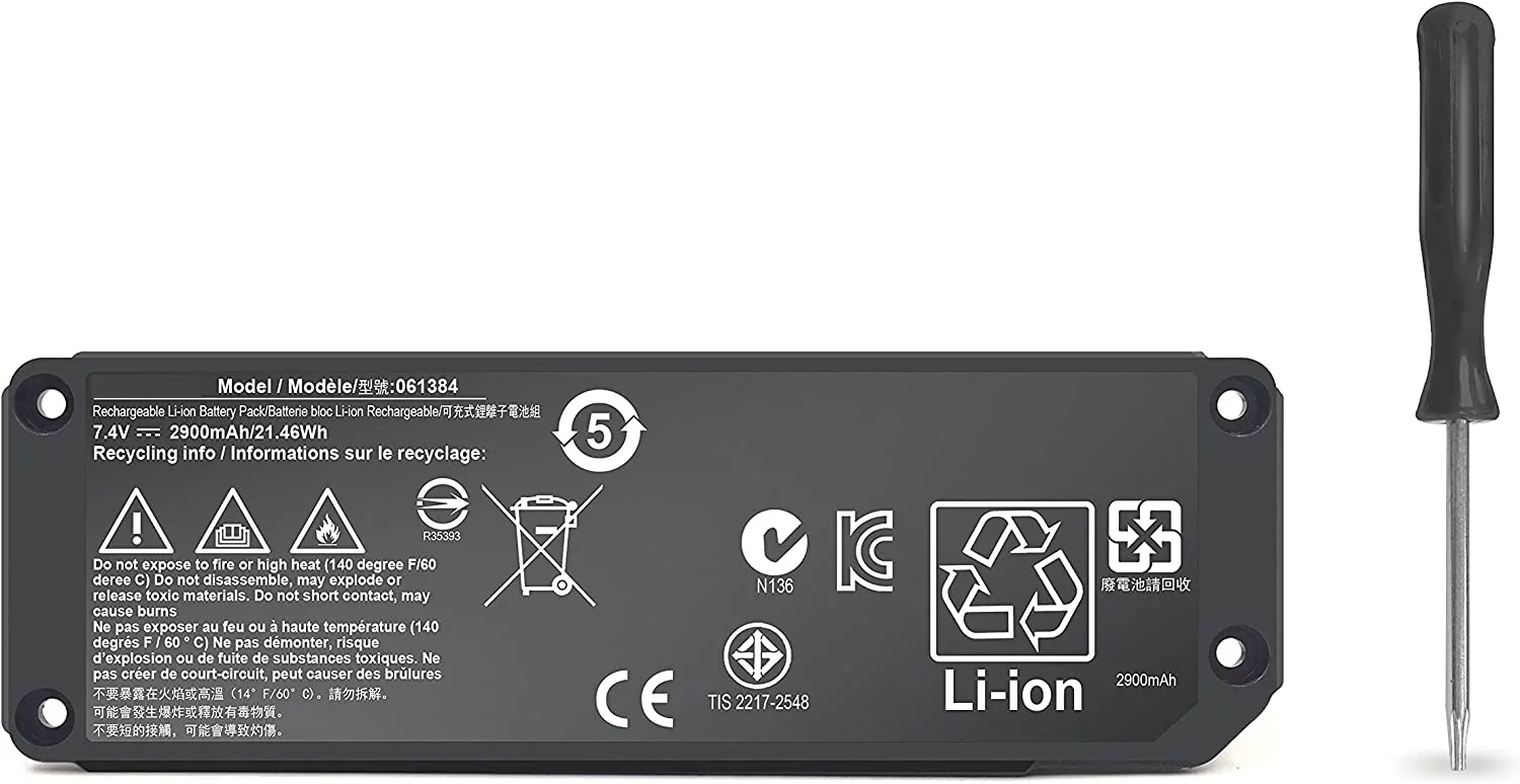 061384 Speaker Battery Compatible with Boses Soundlink Mini I one SoundLink Mini Bluetooth Speaker one Series 061385 061386 063287 7.4V 21.46Wh 2900mAh