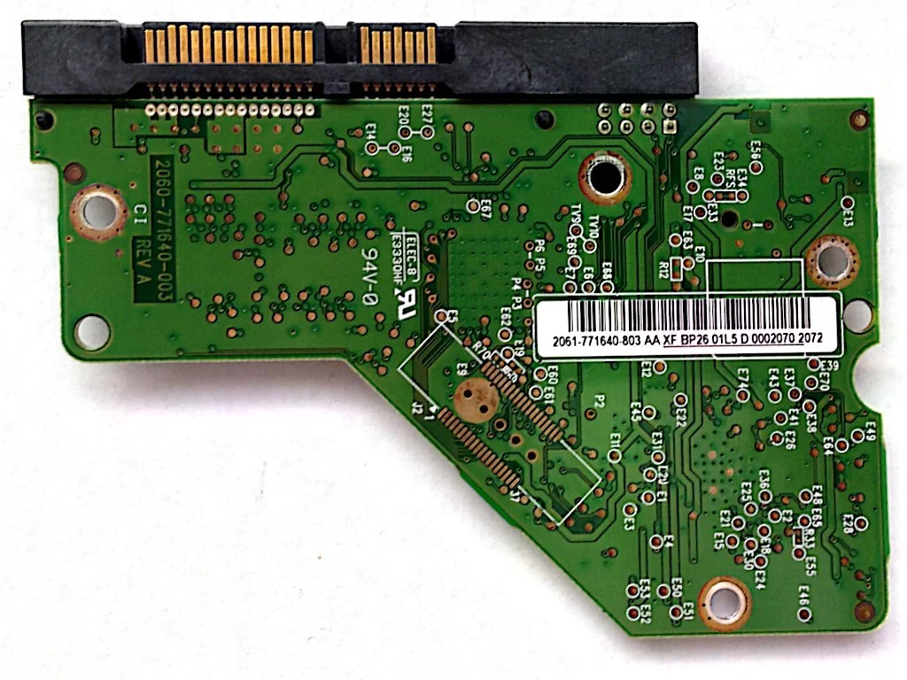 PCB WD5000AVDS-63U7B1 Western Digital 2061-771640-803 AA 500GB