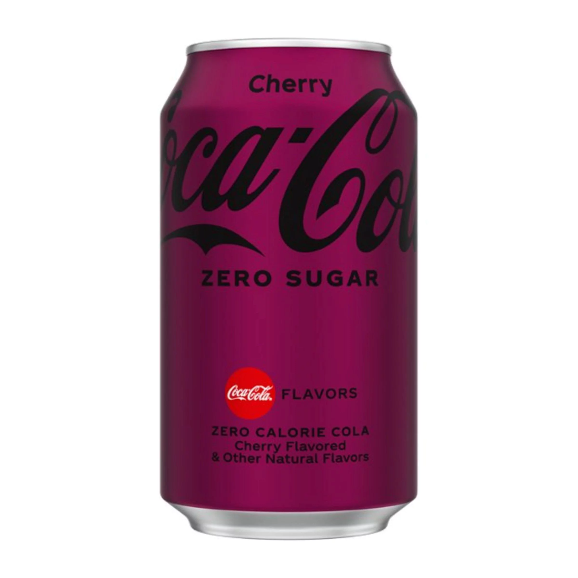Coca-Cola Cherry Zero Sugar Soda 12oz Cans, 18 Units