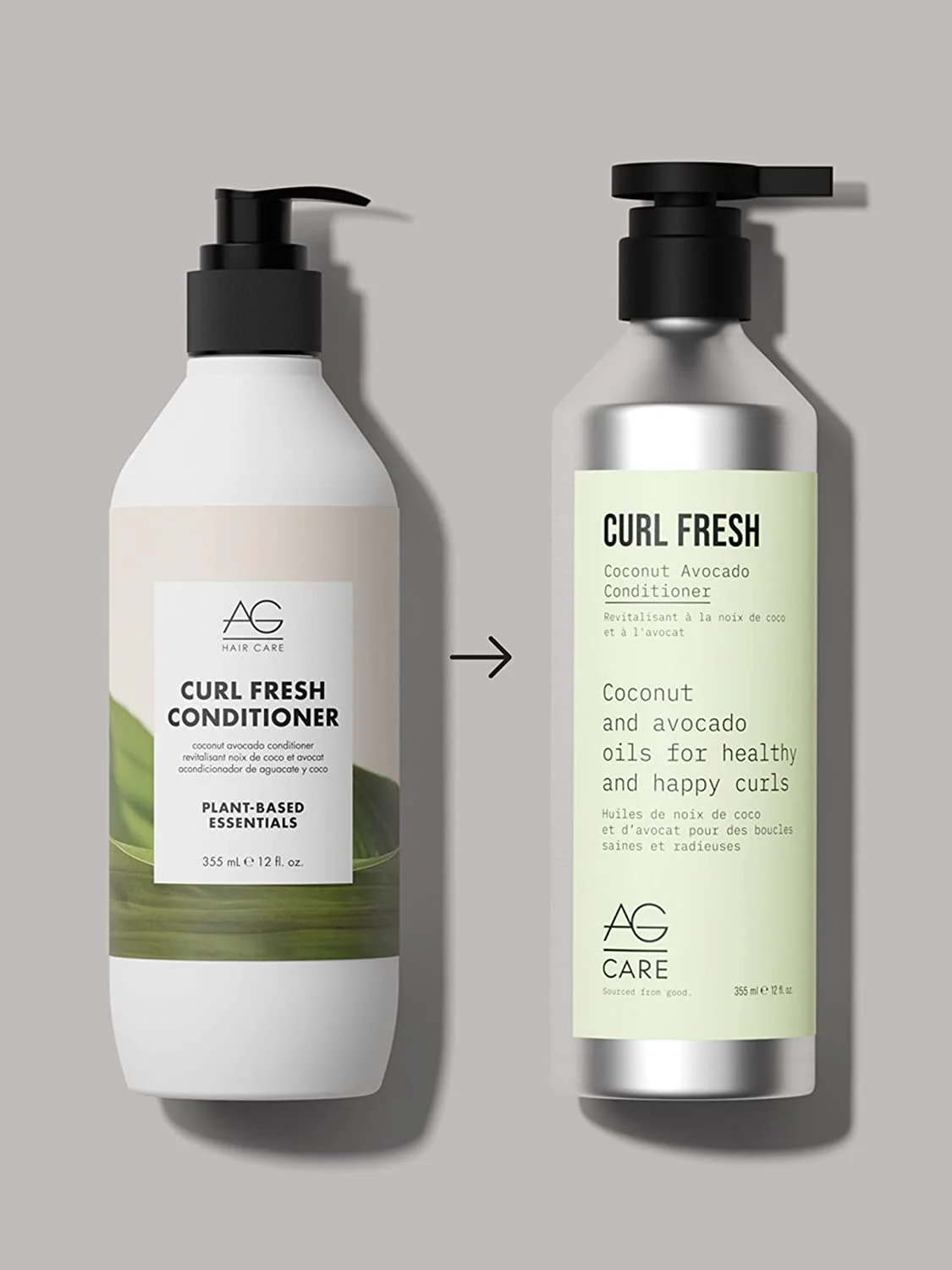 AG Care Curl Fresh Coconut Avocado Conditioner, 12 Fl Oz