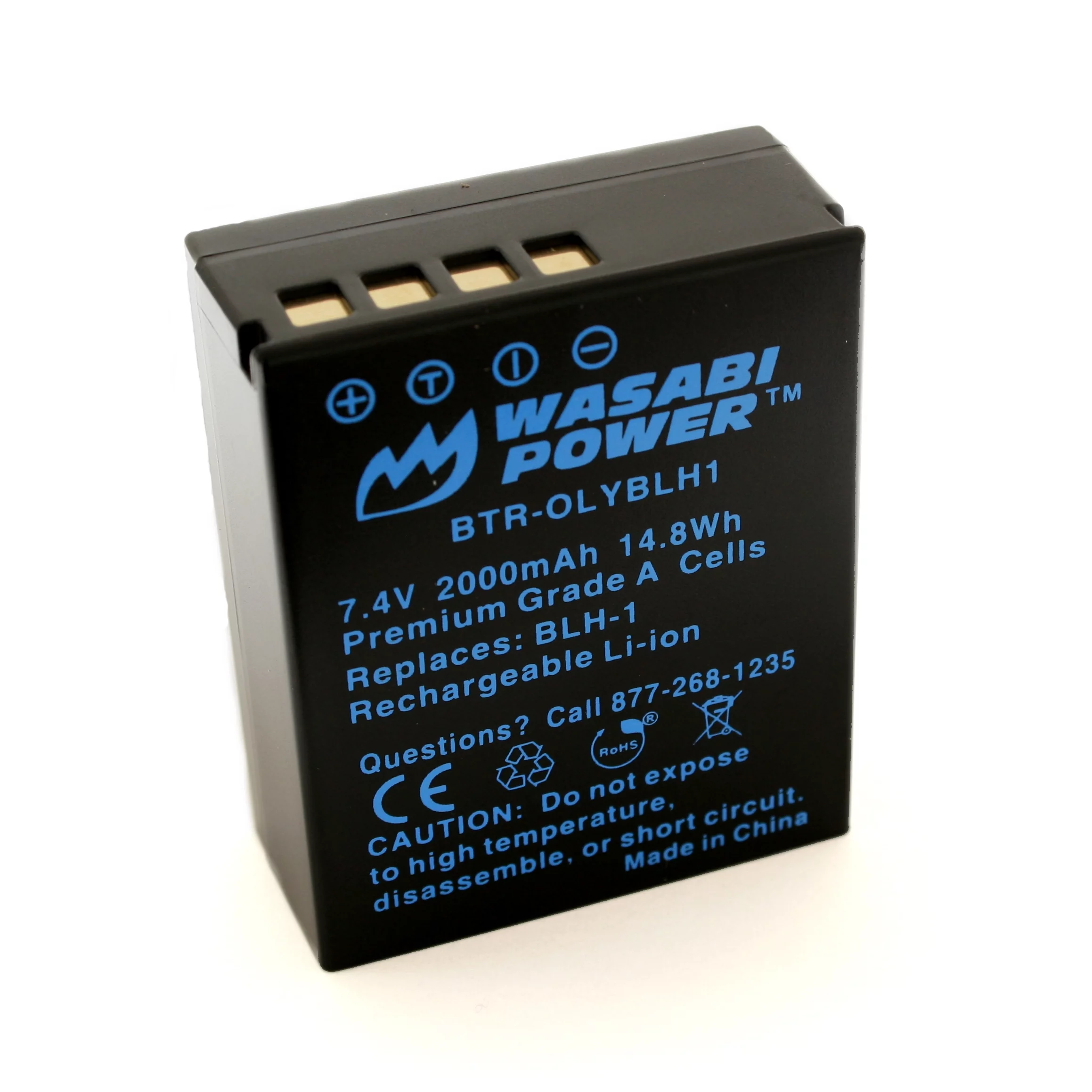 Wasabi Power Battery for Olympus BLH-1 (Fully Decoded)
