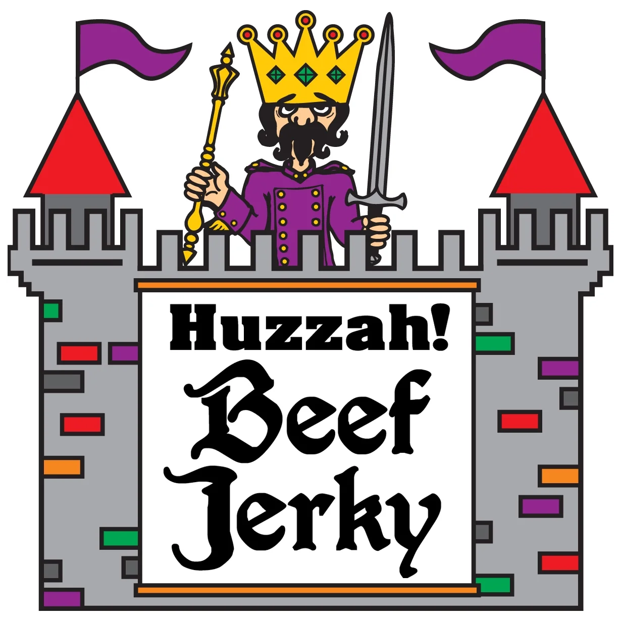 Buffalo Bills Teriyaki 5oz Faire Sack Huzzah Beef Jerky in Burlap Wine Bag (3 packs teriyaki beef jerky)