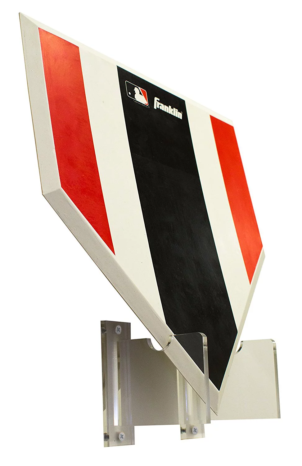 Deluxe Clear Acrylic Baseball Home Plate Wall Mount Bracket (A023-HP-SS)