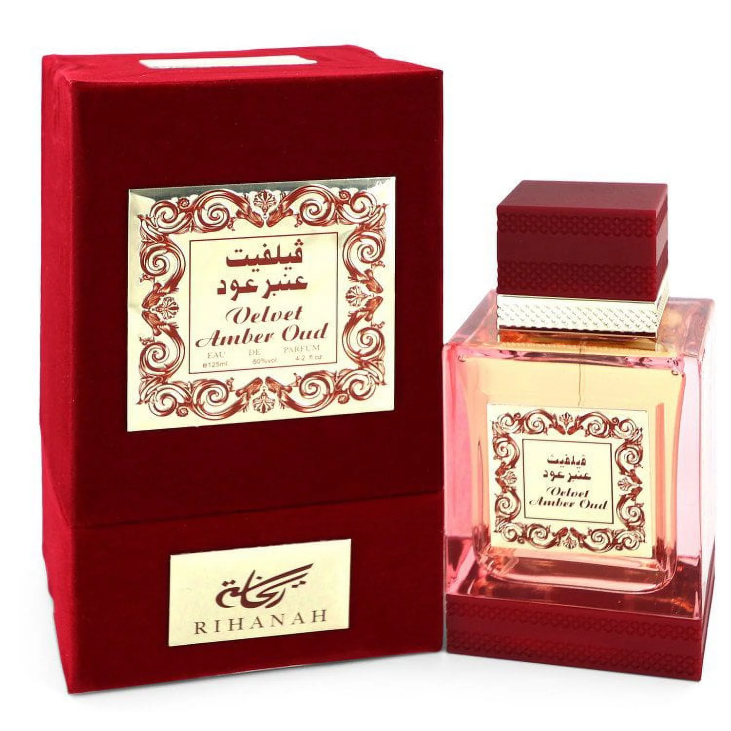 Velvet Amber Oud by Rihanah Eau De Parfum Spray 4.2 oz For Women
