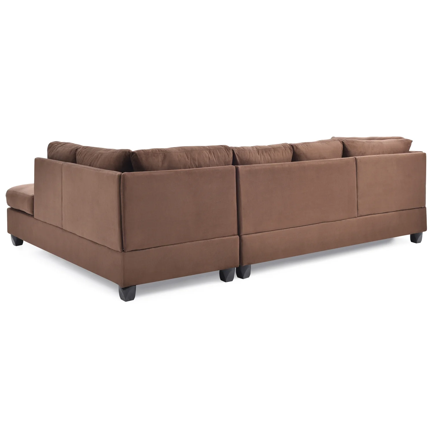 Homestock Tribal Treasures G632B-SC Sectional ( 3 Boxes) , Chocolate