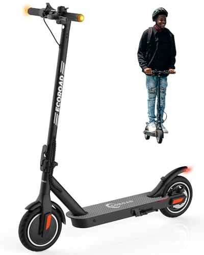 Electric Scooter EC6, 400W Peak Motor & 19 MPH Adults Commuting Scooters, 15 Miles Long Range Electric Kick Scooters, 8.5