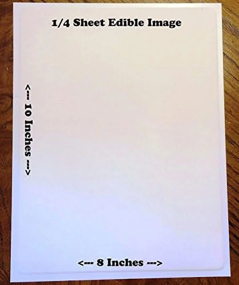 Sheet - Flower Sugar - Edible Cake/Cupcake Party Topper - D20395