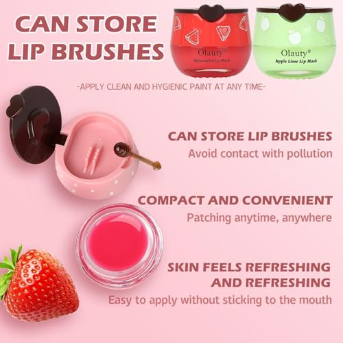 6 PCS Bee Lip Balm Mask Honey Pot, Honey Lip Balm Bulk, Moisturizing Lip Sleep Masks Hydrating Prevention Dry and Crack Lip Scrubs, Propolis Lip Mask Overnight Reduce Lip Lines