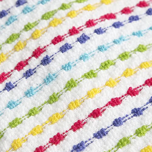 Ritz Pebble Bar Mop, Holiday Red-Green, 4 Towel Set