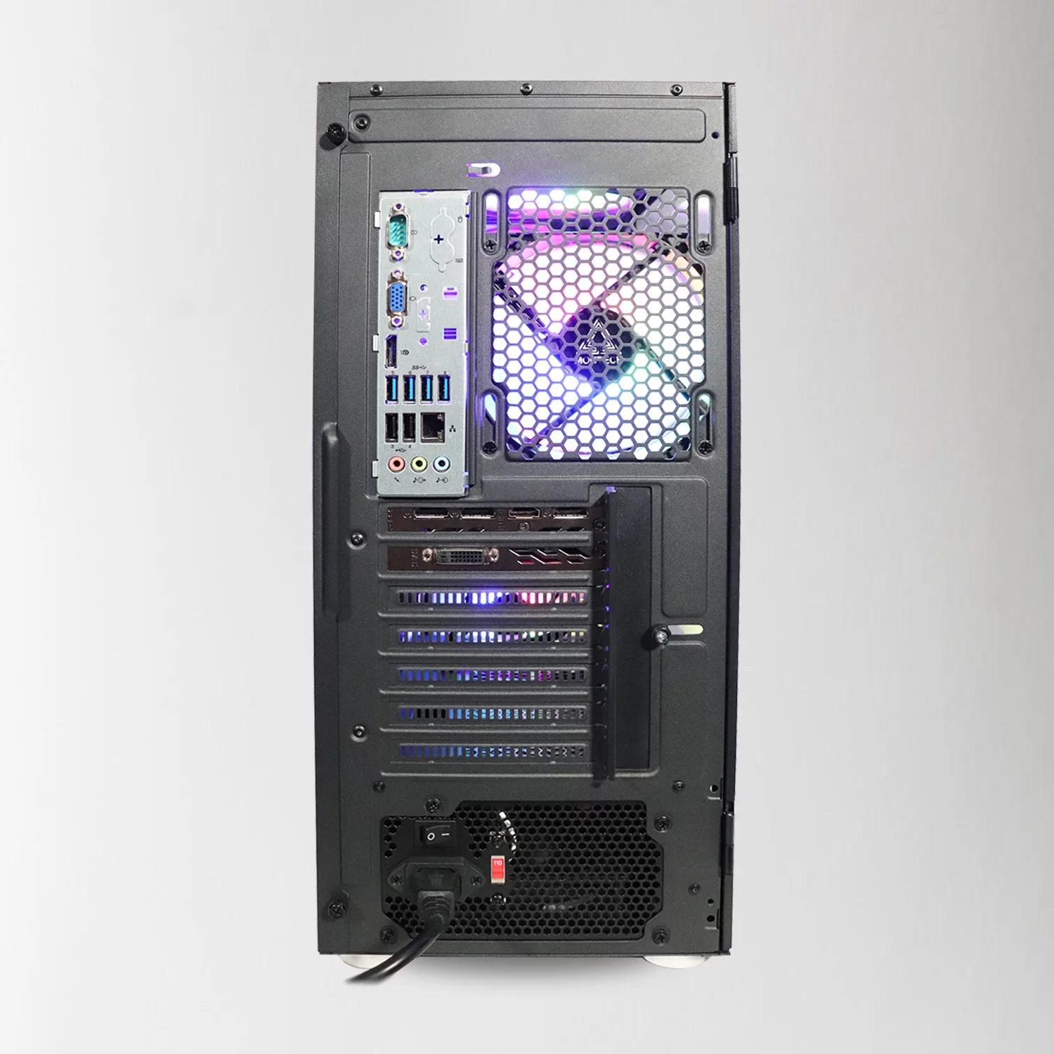 ViprTech.com Ultimate Gaming PC Desktop Computer - Intel i5 4th Gen, AMD Radeon RX 580 8GB, 16GB RAM, 1TB, VR Ready, Wifi, RGB Fans, 1 Year Warranty, Fast Ship, Windows 10 Pro