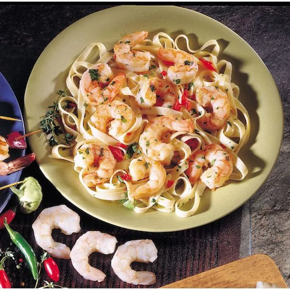 FPI Raw Peeled Deveined Tail Off White Shrimp 21 to 25 Count, 2 Pound -- 5 per case