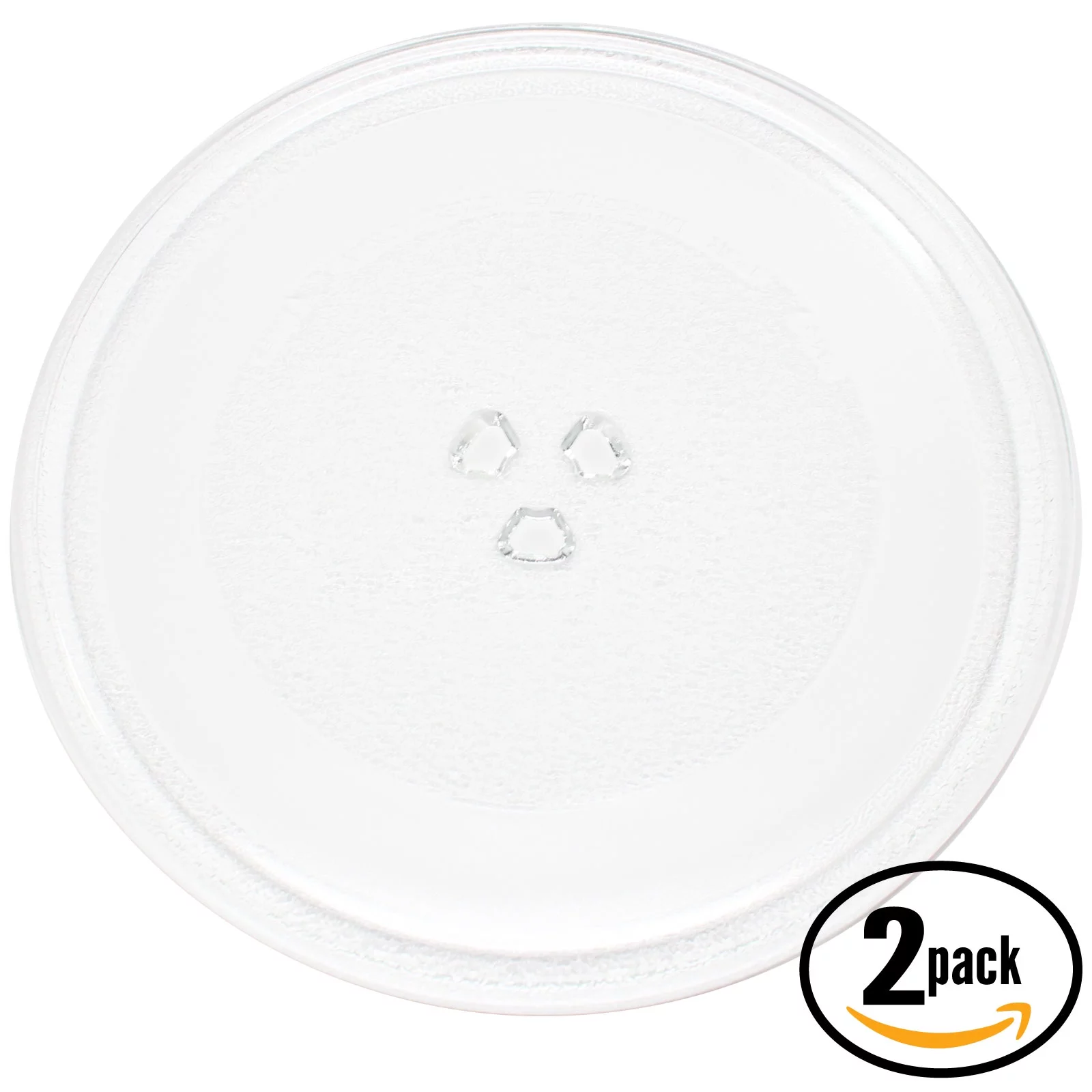 2-Pack Replacement Daewoo GMX707 Microwave Glass Plate - Compatible Daewoo 3517203600 Microwave Glass Turntable Tray - 10