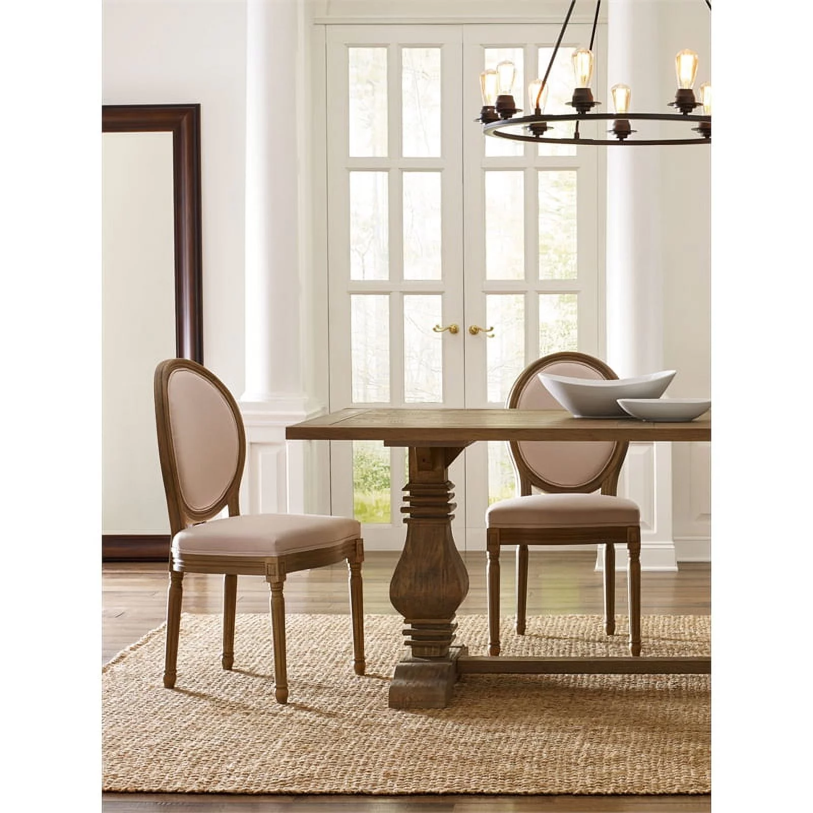 Finch Elmhurst Round Dining Chair Set of 2 Cream