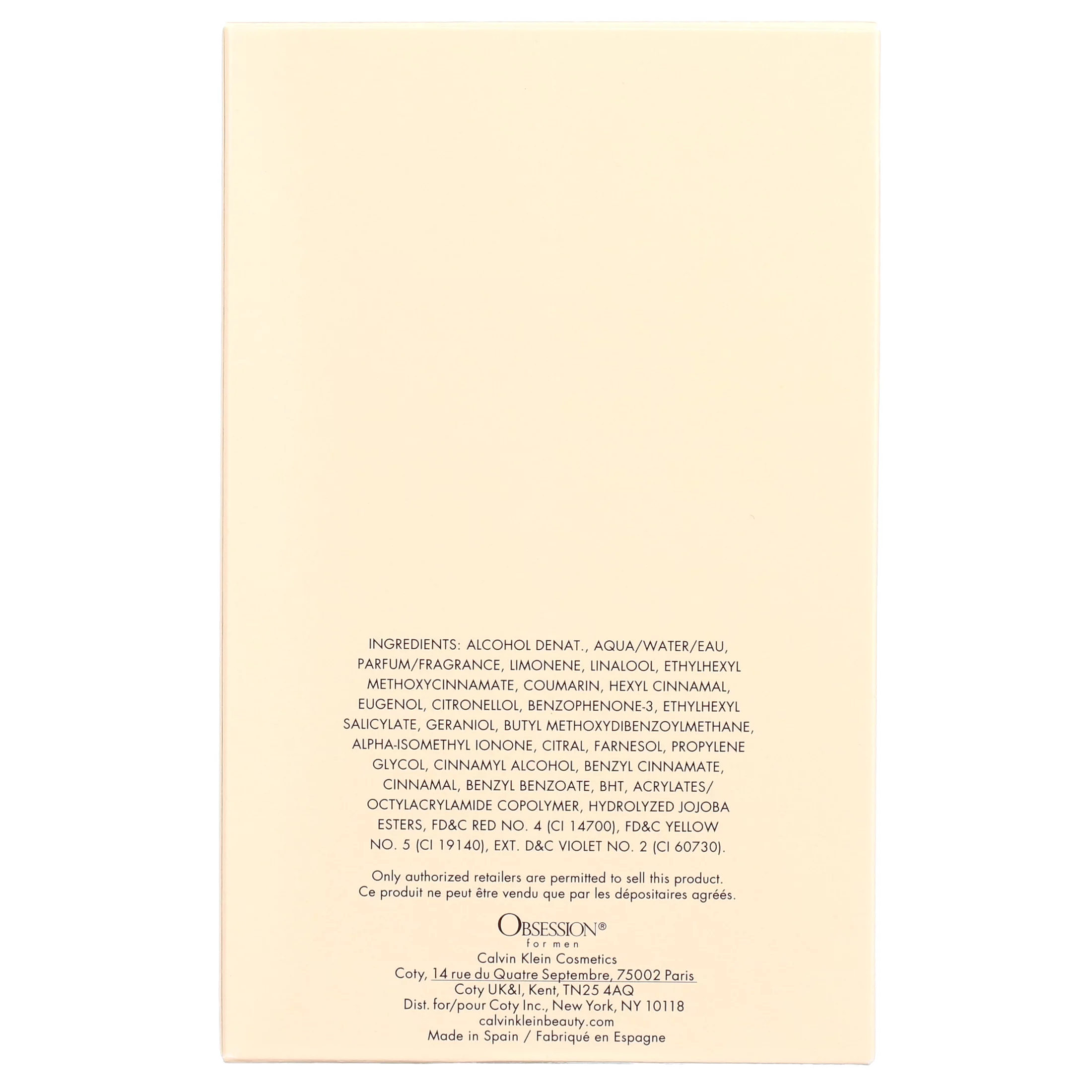 Calvin Klein Obsession (M) 6.7oz EDT