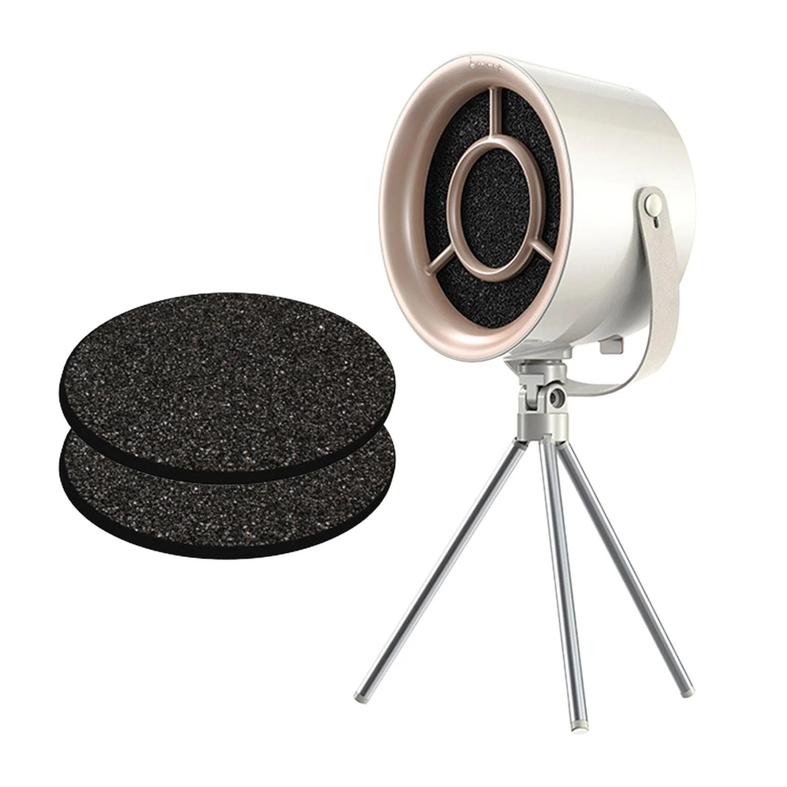 Tongina Mini Desktop Range Hood Exhaust Fan Portable Lightweight with Filter USB Charging Low Noise for Apartment Kitchen BBQ Cooking Set B