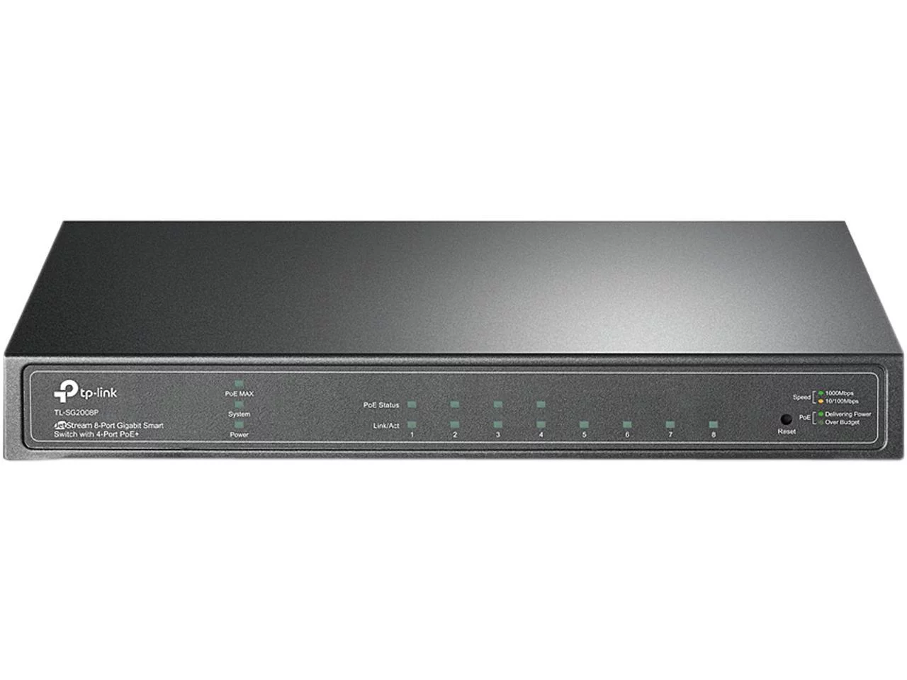 TP-Link TL-SG2008P | Jetstream 8 Port Gigabit Smart Managed PoE Switch | 4 PoE+ Port @ 62W | Omada SDN Integrated | PoE Recovery | IPv6 | Static Routing | L2/L3/L4 QoS |Limited Lifetime Protection