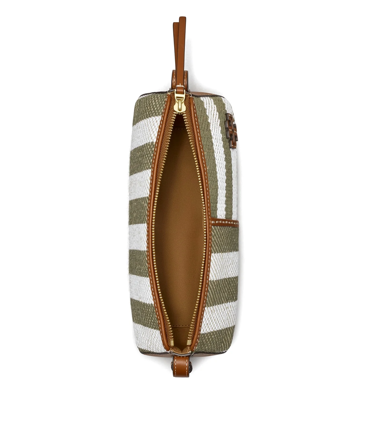 Tory Burch Ladies Mcgraw Stripe Wedge Compact Bag