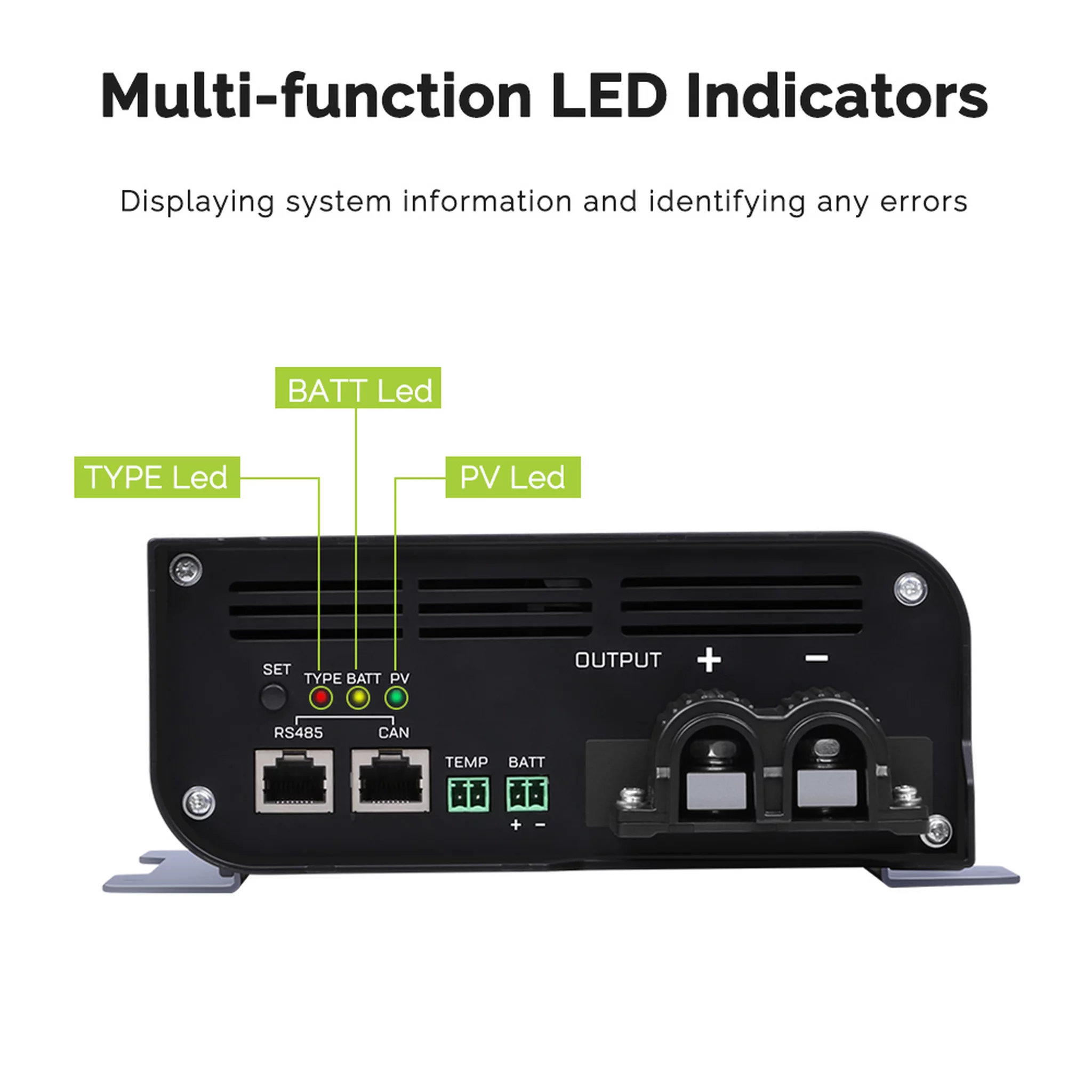 Renogy 36V/48V Rover Boost 10A MPPT Solar Charge Controller, Compatible with AGM, Gel, Flooded, and Lithium Batteries