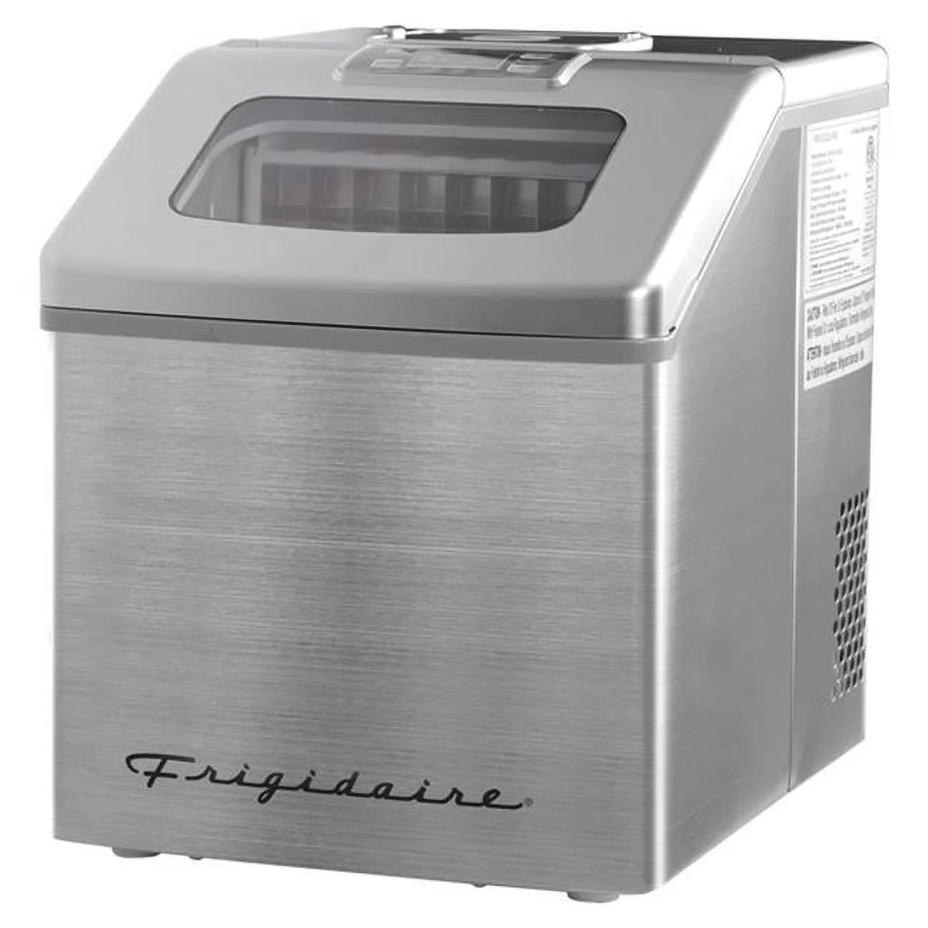 40 lbs Ice Maker, Silver
