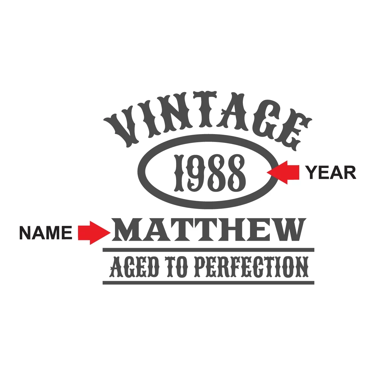 Aged to Perfection Engraved Draper Whiskey Decanter Gift Set with Eastham Glasses