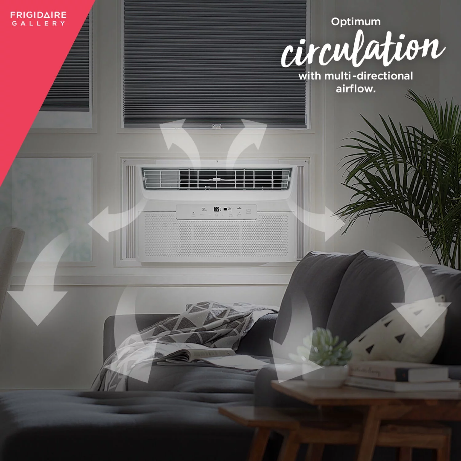 Frigidaire Energy Star 6,000 BTU 115V Quiet Temp Window Air Conditioner with Remote Control