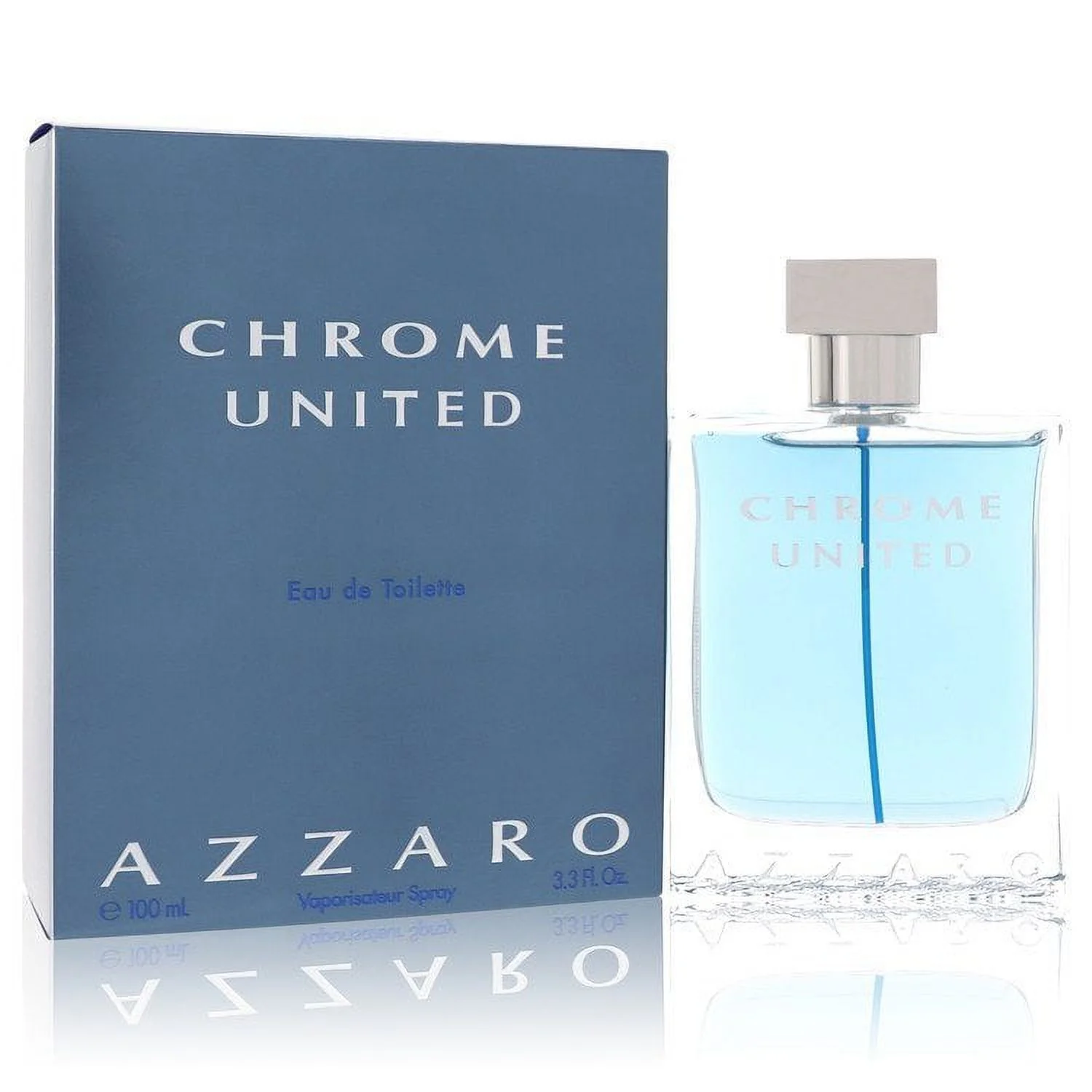 Chrome United by Azzaro Men's Fragrance - Invigorating Spice and Musk Blend