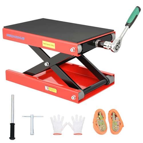 Motorcycle Lift Scissor Jack,1200 Lbs Capacity Steel Motorcycle Jack,4