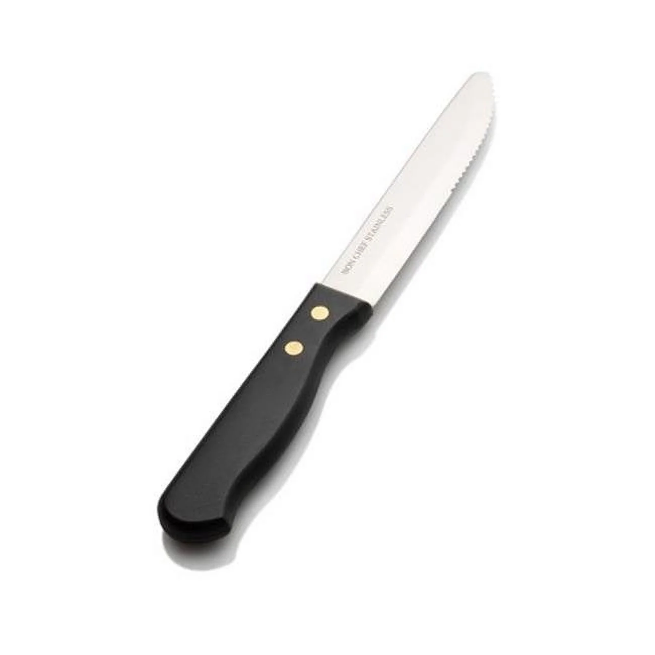 Bon Chef  10 in. Gaucho Steak Knife & 5 in. Round Tip Blade, Pack of 12