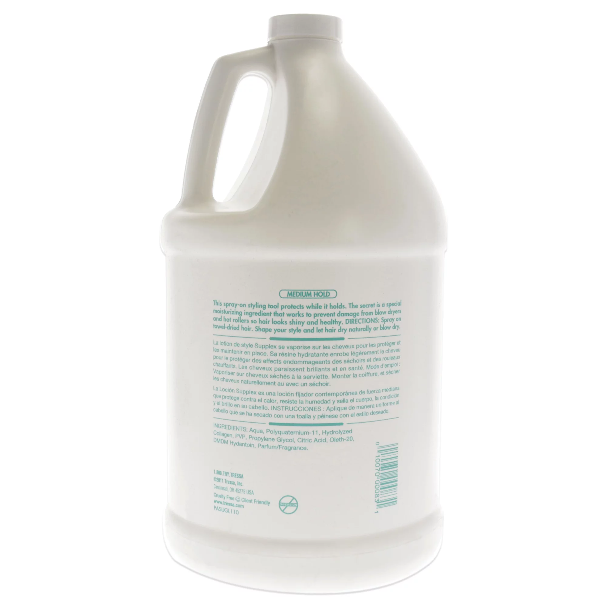 Tressa Supplex Styling Lotion, Medium Hold, Hair Setting Lotion, 1 Gallon