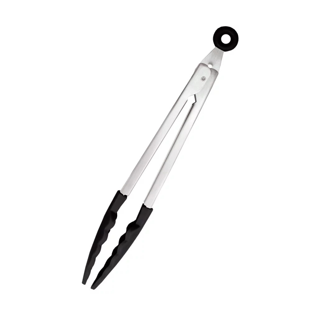 J.A. Henckels International 12" Stainless Steel Silicone Tongs