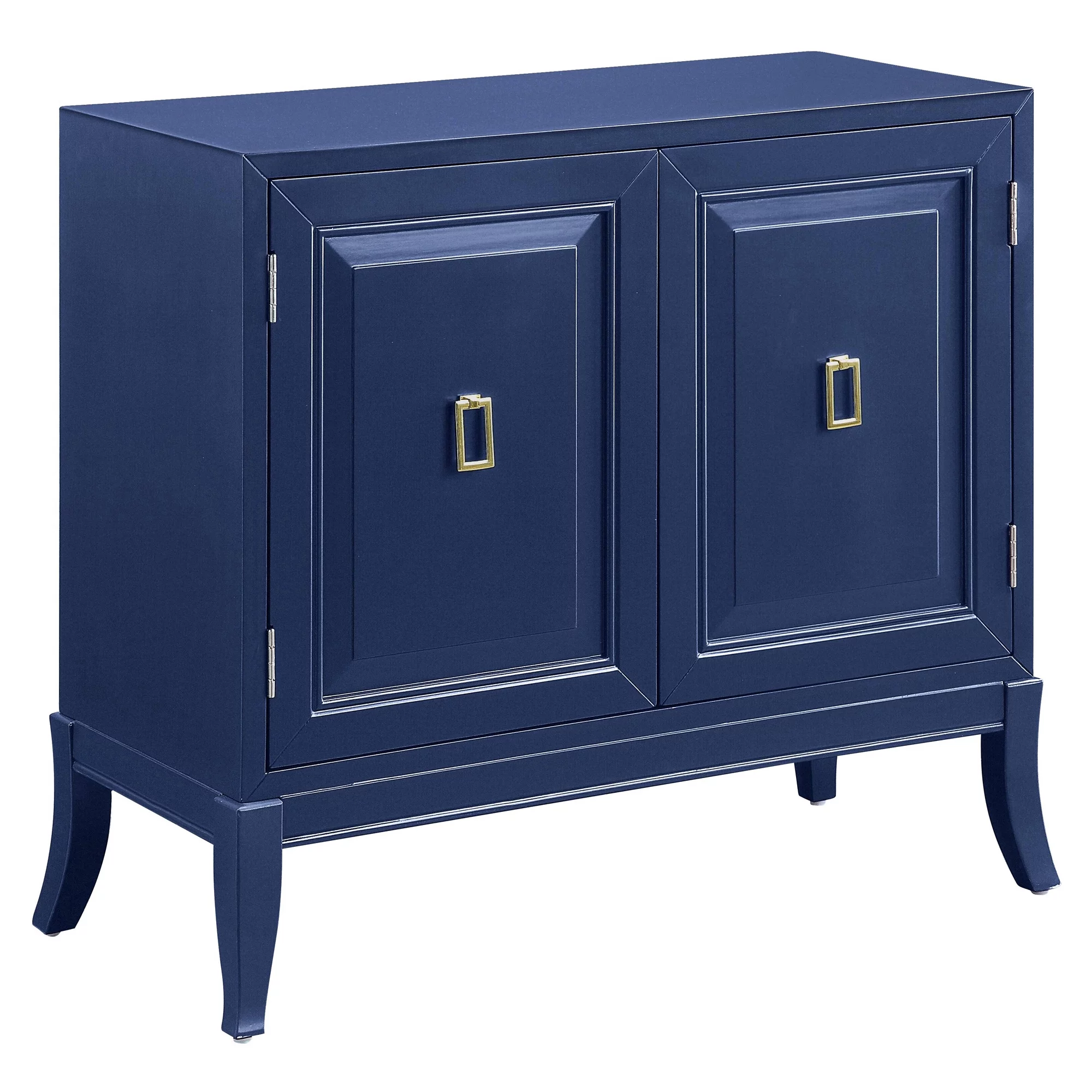 ACME Clem Console Table with Door in Blue