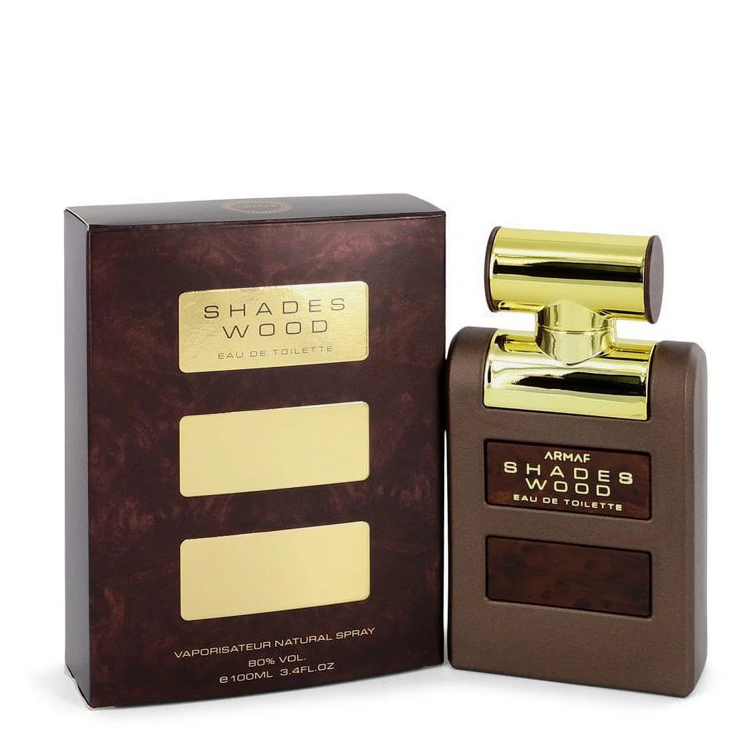 Armaf Shades Wood by Armaf Eau De Toilette Spray 3.4 oz For Men