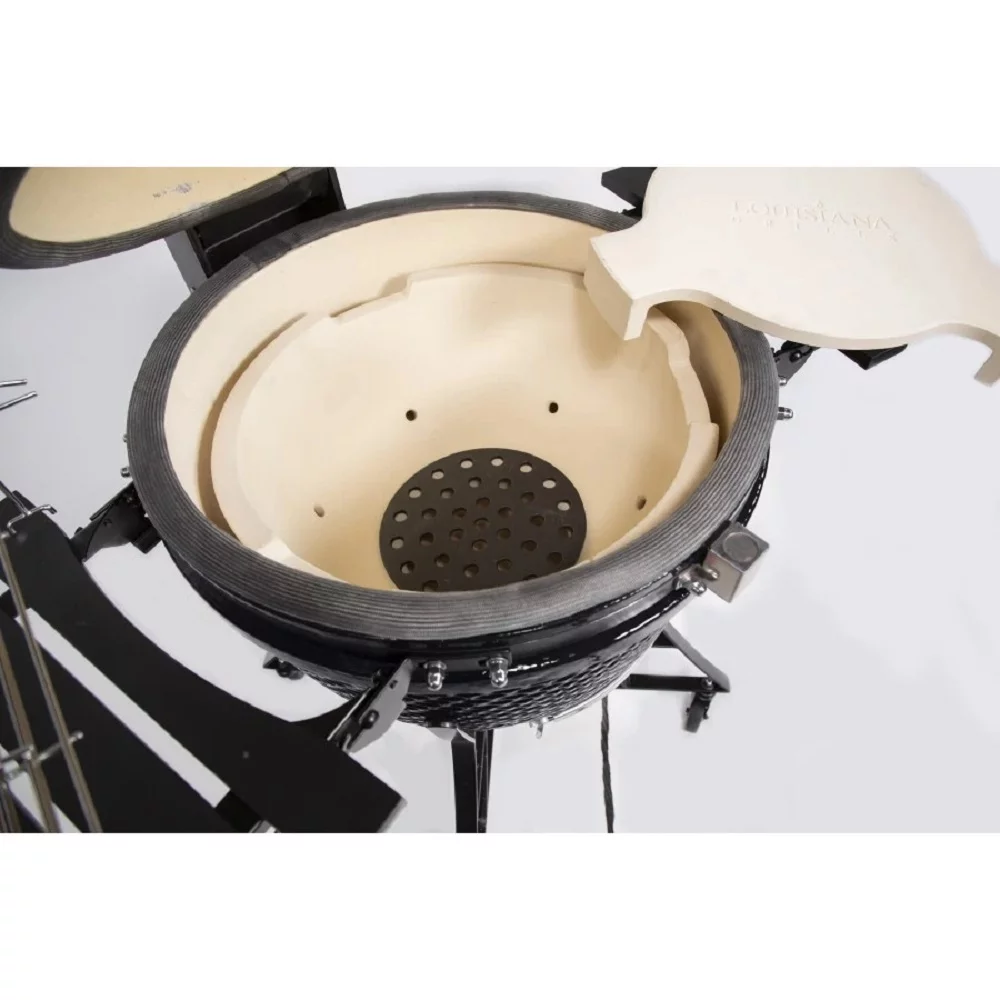 Louisiana Grills 10702 LOUISIANA GRILLS LOUISIANA GRILLS 24IN BLACK KAMADO CHARCOAL GRILL-LG K24BLK