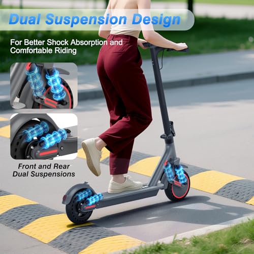 KEQ Electric Scooter for Adults Commuting, Foldable and Portable 8.5