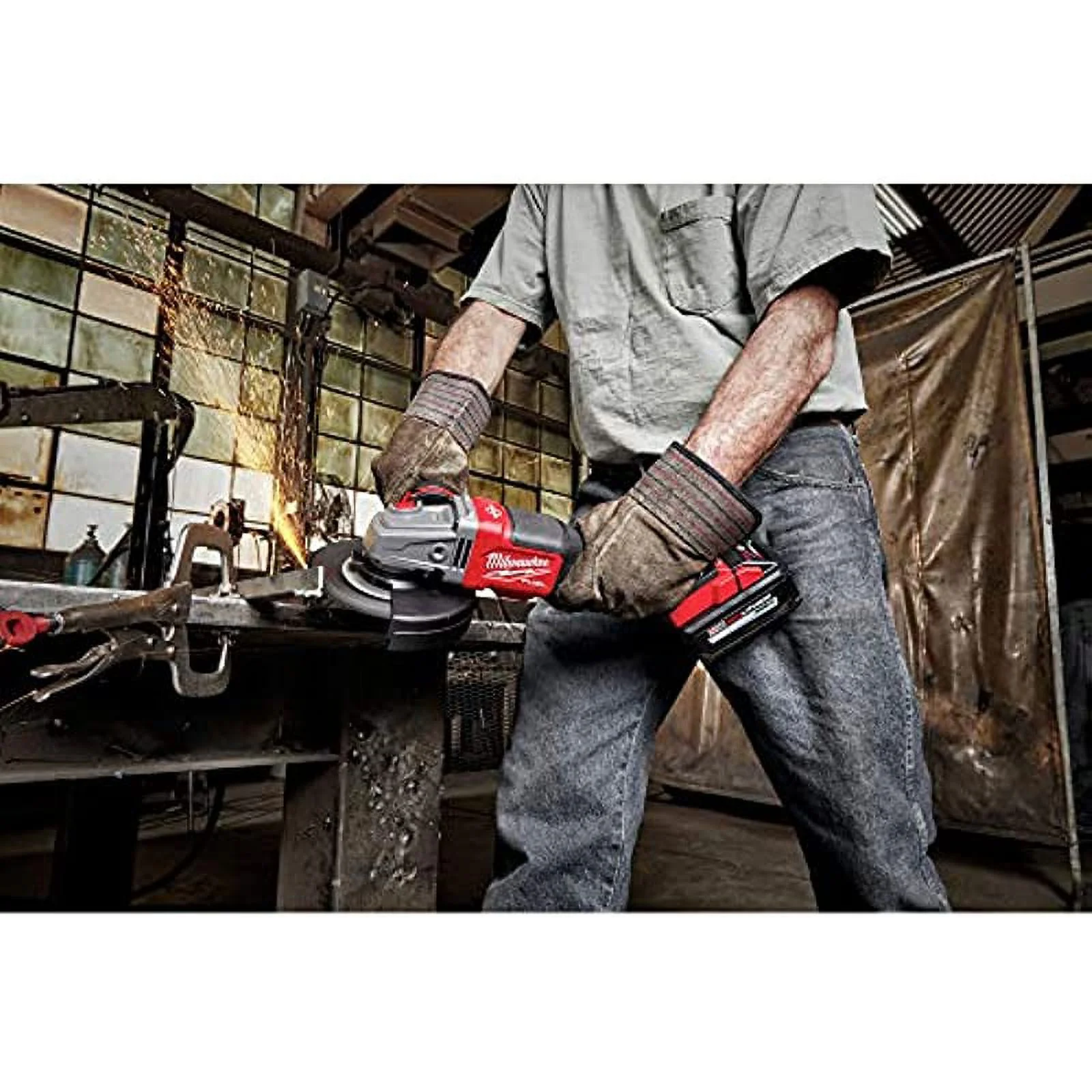 Milwaukee 2980-20 M18 FUEL 4-1/2 in. - 6 in. Braking Grinder w/No-Lock Paddle Switch (Tool Only)