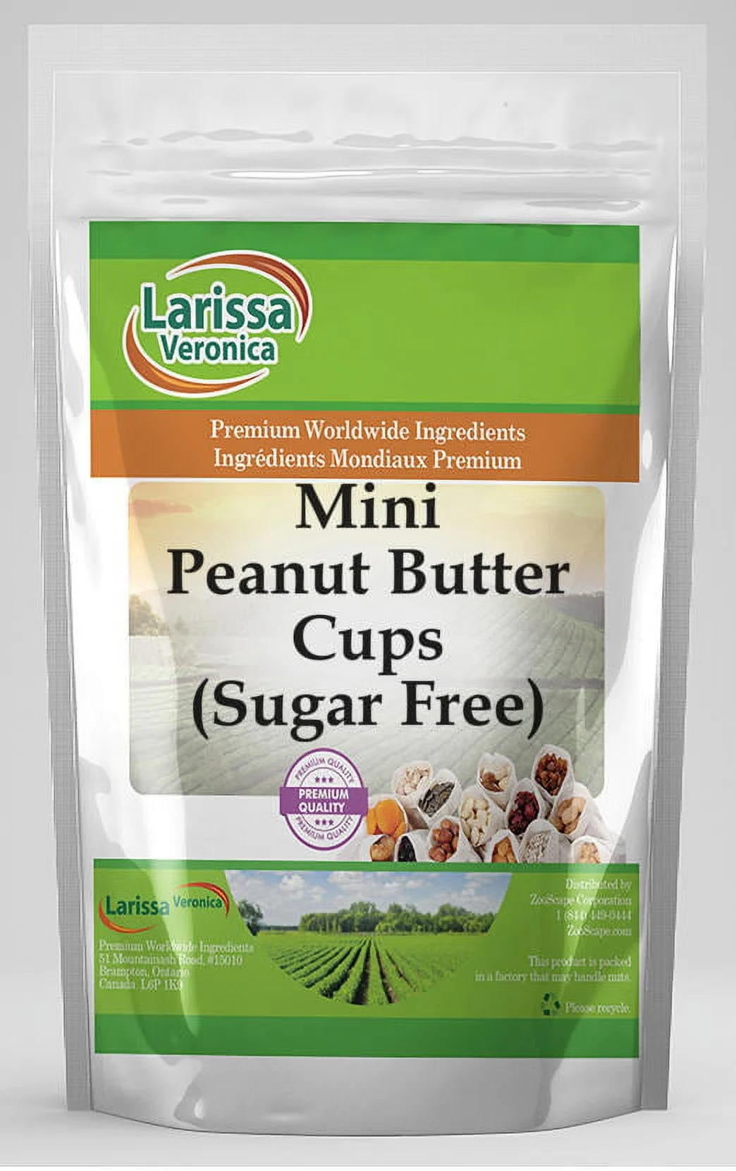 Larissa Veronica Mini Peanut Butter Cups (Sugar Free), (4 oz, 2-Pack, Zin: 525771)
