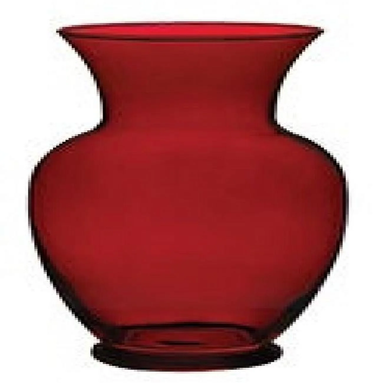 AI-NC907RED-Q01 Ruby Red Garden Glass Vase