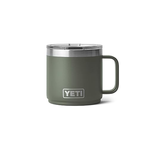 YETI Rambler 14 oz Stackable Mug, Vacuum Insulated, Stainless Steel with MagSlider Lid