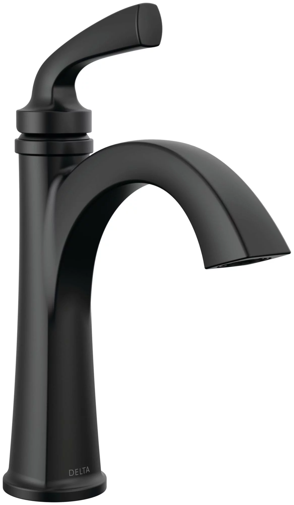 Delta 15864Lf Geist 1.2 GPM Single Hole Bathroom Faucet - Black