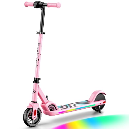 FanttikRide C9 Pro Electric Scooter for Kids 8-12, Adjustable Handlebar Height for Riders 3.9-5.2 ft, 132 lbs, Up to 40 min Continuous Time, 5 Miles Range, 3 Speed Mode 5/8/10 MPH