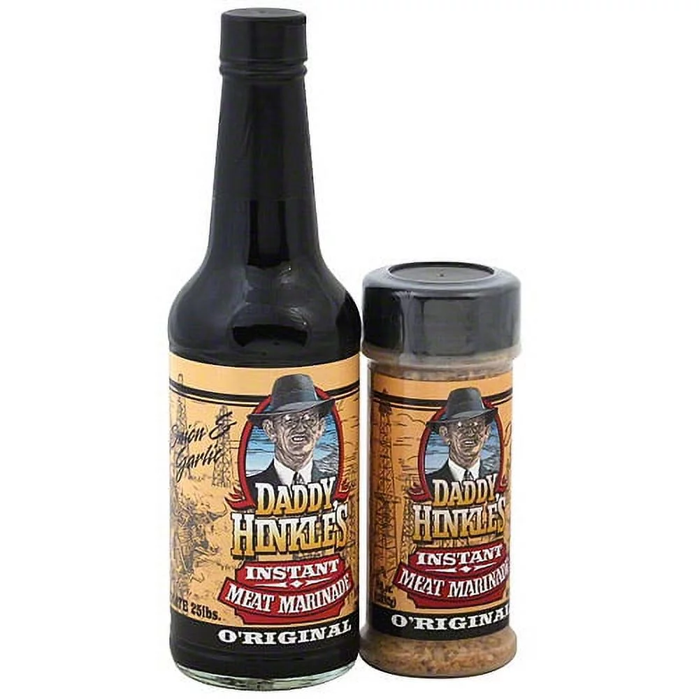 Daddy Hinkle's Combo Wet & Dry Rub Marinade, 15 oz (Pack of 6)