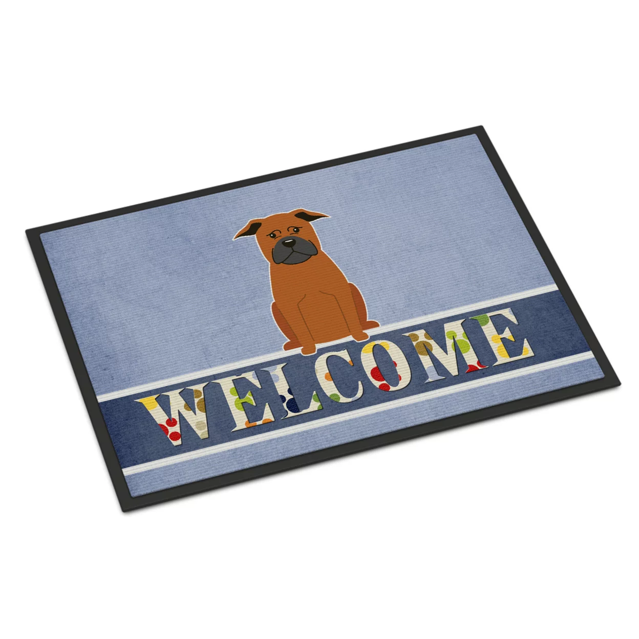 Carolines Treasures BB5692MAT Chinese Chongqing Dog Welcome Door Mat, Indoor Rug or Outdoor Welcome Mat 18x27 Doormat ,