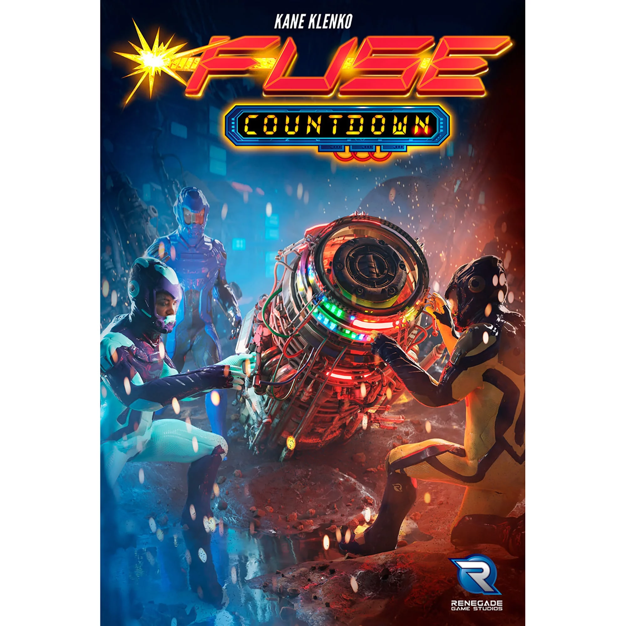 FUSE: Countdown - A Standalone Game Or Expansion For The Original Game, Renegade Game Studios, Cooperative Intense Gameplay, Family Strategy, Ages 14+, 1-5 Players, 10 Min Play Time