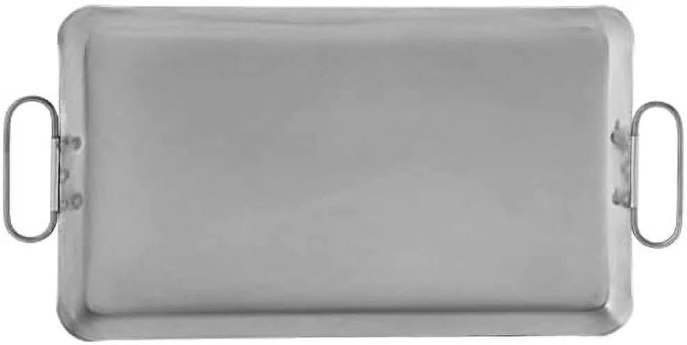 10 Gauge Steel Griddle, 12 Inch X 20 Inch