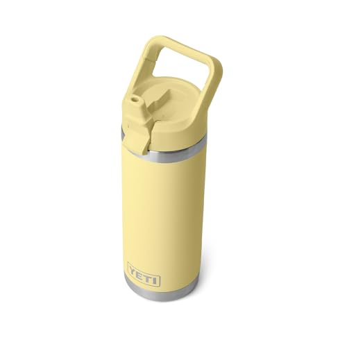 YETI Rambler 18 oz Bottle, Vacuum Insulated, Stainless Steel with Straw Cap, Beekeeper