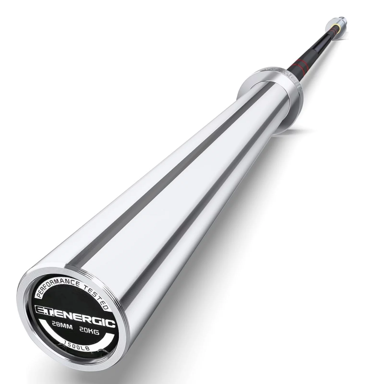 E.T.ENERGIC 7ft 44 lb Olympic Bar for Weightlifting and Power Lifting Weight Barbell 1500 lb Capacity