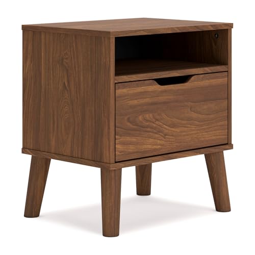 Signature Design by Ashley Piperton 1 Drawer Night Stand Nightstand, 21.88