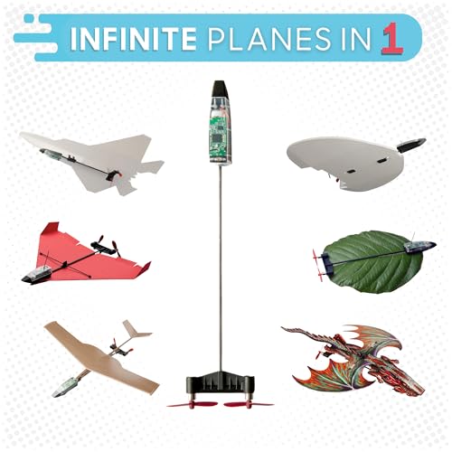 POWERUP 4.0 The Next-Generation Smartphone Controlled Paper Airplane Kit, RC Controlled. Easy to Fly with Autopilot & Gyro Stabilizer. for Hobbyists, Pilots, Tinkerers.