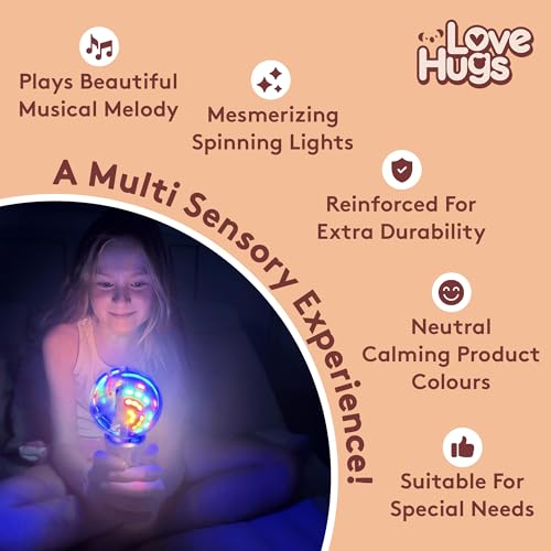Musical Light Up Wand - Sensory Lights for Autistic Children - Light Up Sensory Toys - Autism Toys - Sensory Toys for Kids with Autism