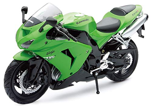 New-Ray 1:12 Motorcycle 2006 Kawasaki Zx-10R- Sport Bike, Green